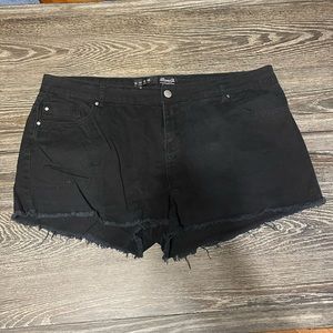 Denim Co. - Black Jean Shorts